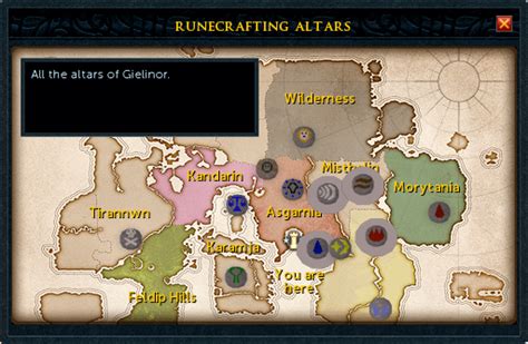 Runecrafting .
